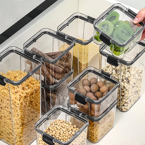 密封罐透明厨房储物罐杂粮收纳盒