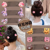 Сломанные волосы девушки на затылке, мультяшная невидимая расческа для сломанных волос, простая в использовании заколка для волос, сломанная заколка для волос на лбу