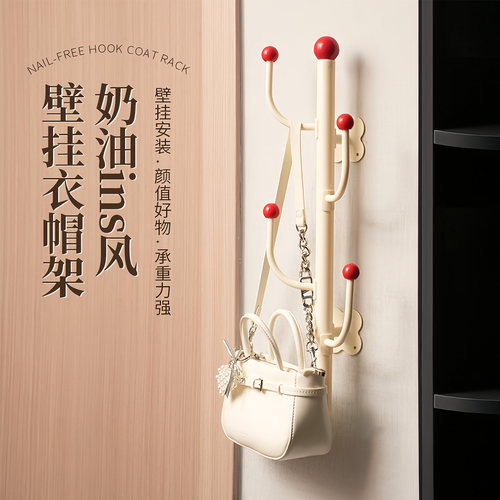 轻奢壁挂衣帽架玄关卧室浴室挂钩