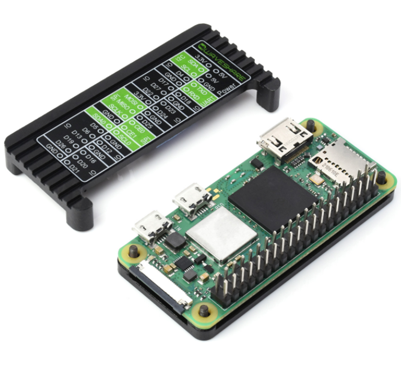 PI-ZERO-CASE-B铝合金保护壳 适用树莓派Zero/Zero 2 W系列主板