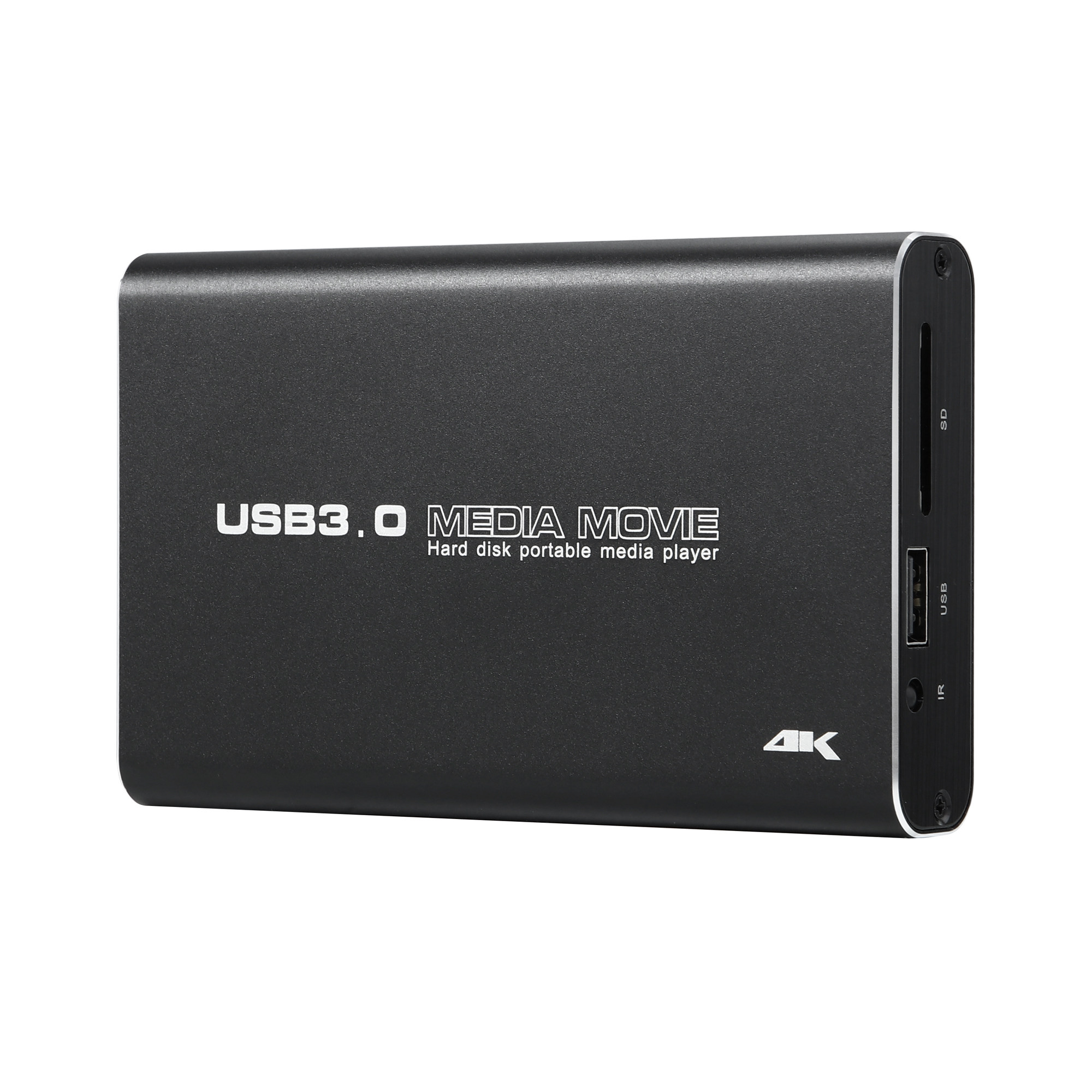 高清视频播放器USB3.0 HDMI输出4K支持U盘SD卡可内置2.5寸硬盘