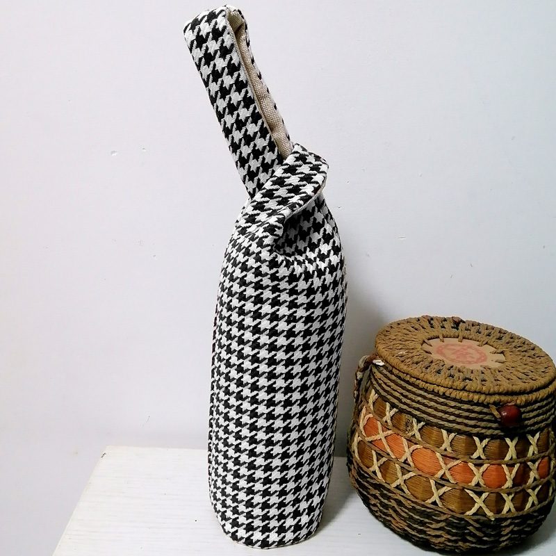 隔热加厚保护套千鸟格水壶套定制