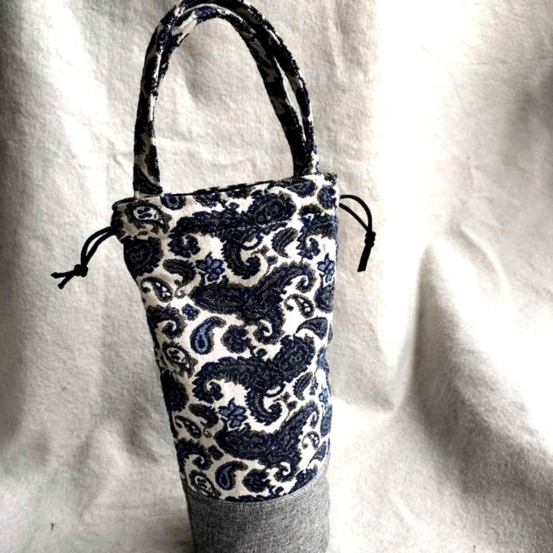 杯套青花杯套保小拎包