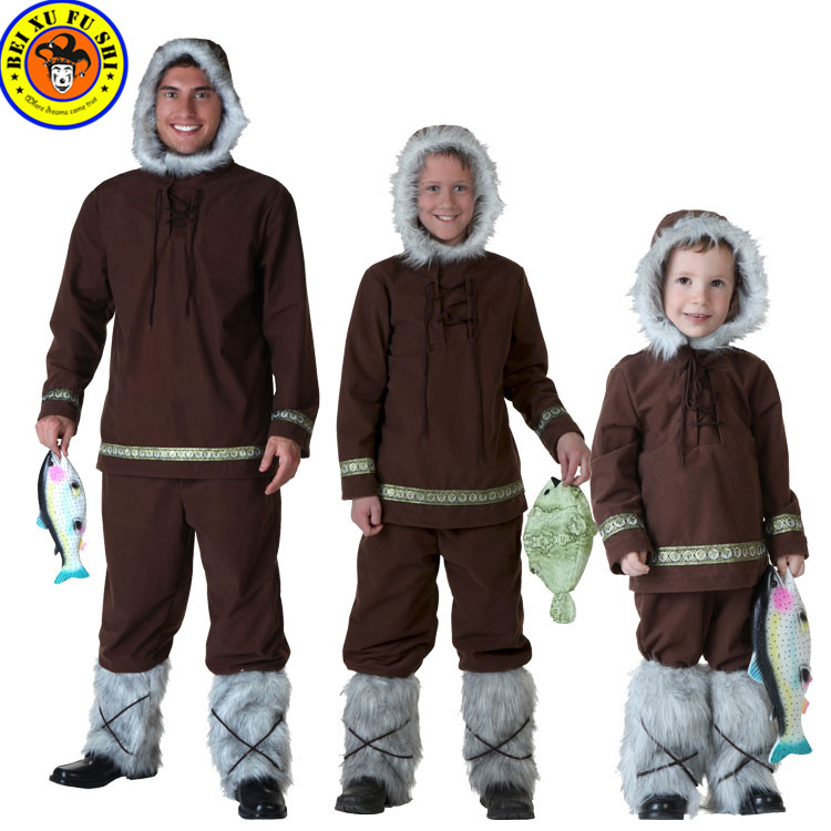 特价万圣节成人儿童爱斯基摩