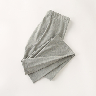 单条打底内穿纯白色中青年棉毛裤 秋裤 保暖贴身长裤 纯棉薄款 冬 男士