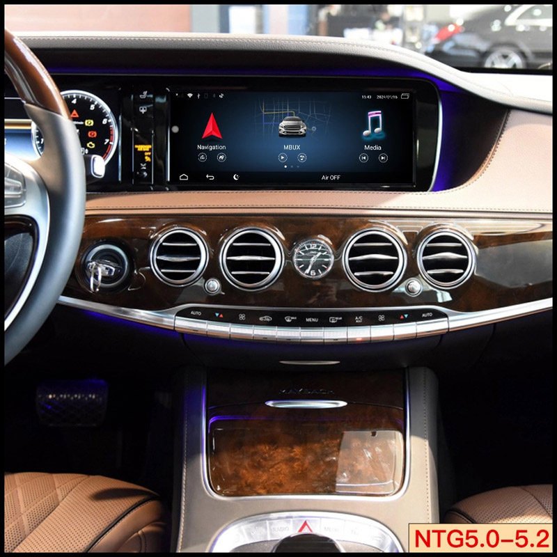 适用于奔驰W222 S350 S400 S500 S600原车中控屏升级安卓解码器
