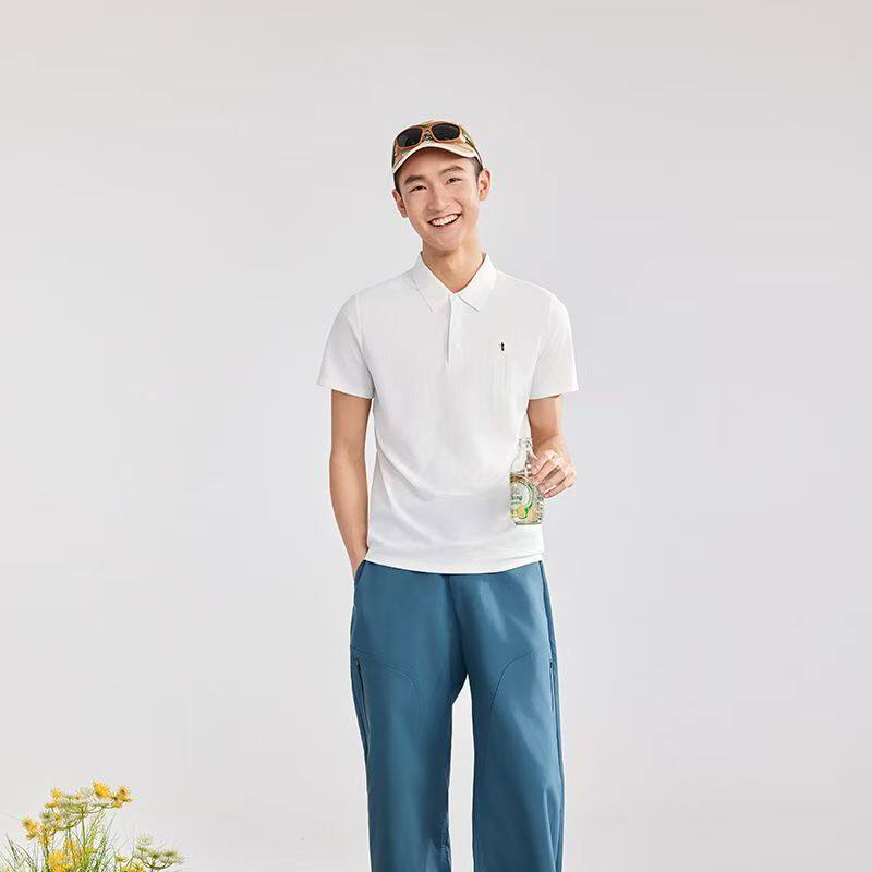 2026新款情侣冰感T恤短袖速干透气华夫格圆领男女户外百搭