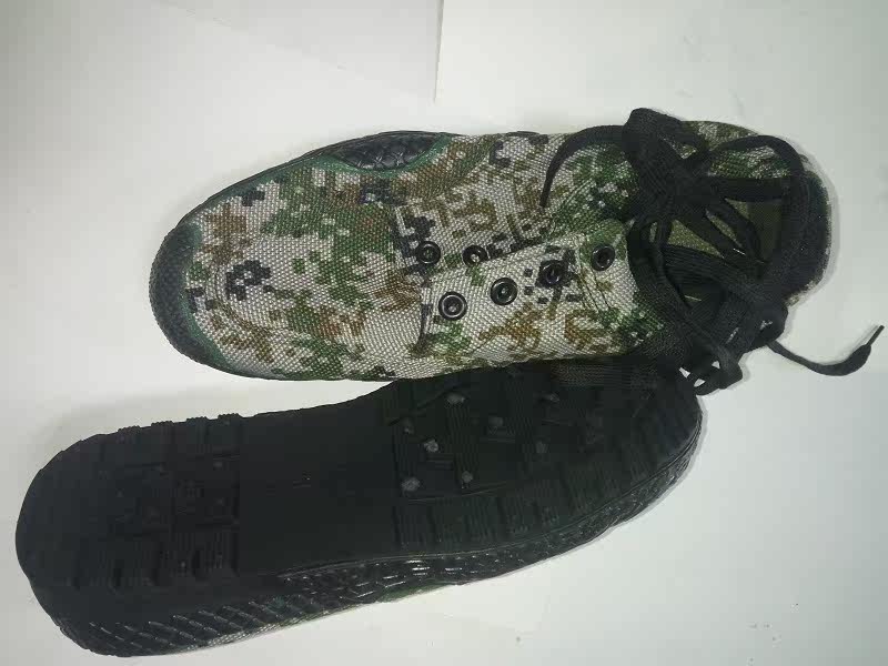 Bottes militaires en toile - porter - Ref 1399627 Image 3