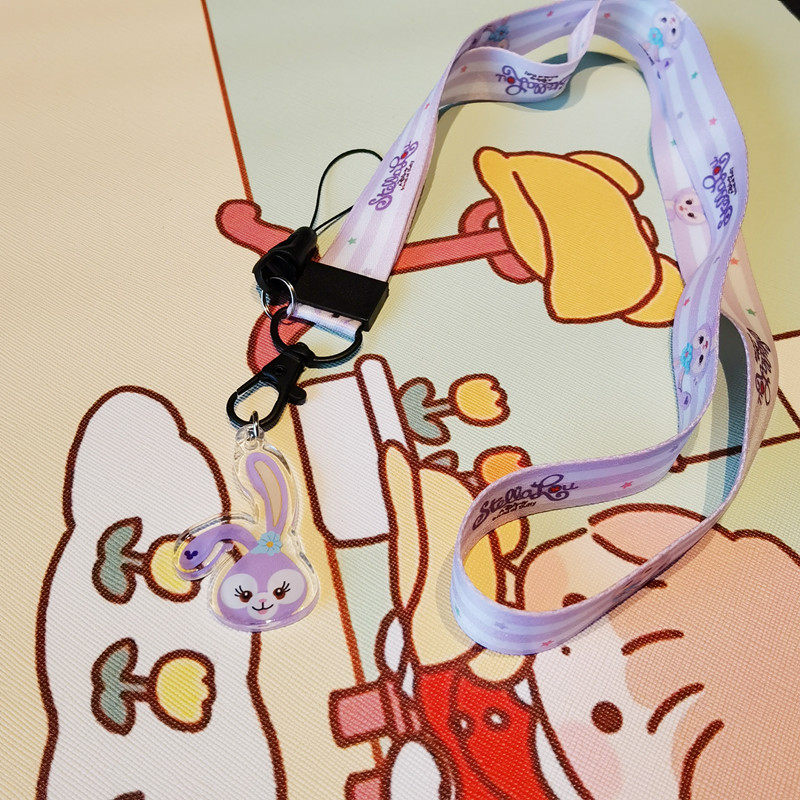 卡通ins手机挂绳十万伏特小飞象挂脖男女款绳子挂件挂饰手机链