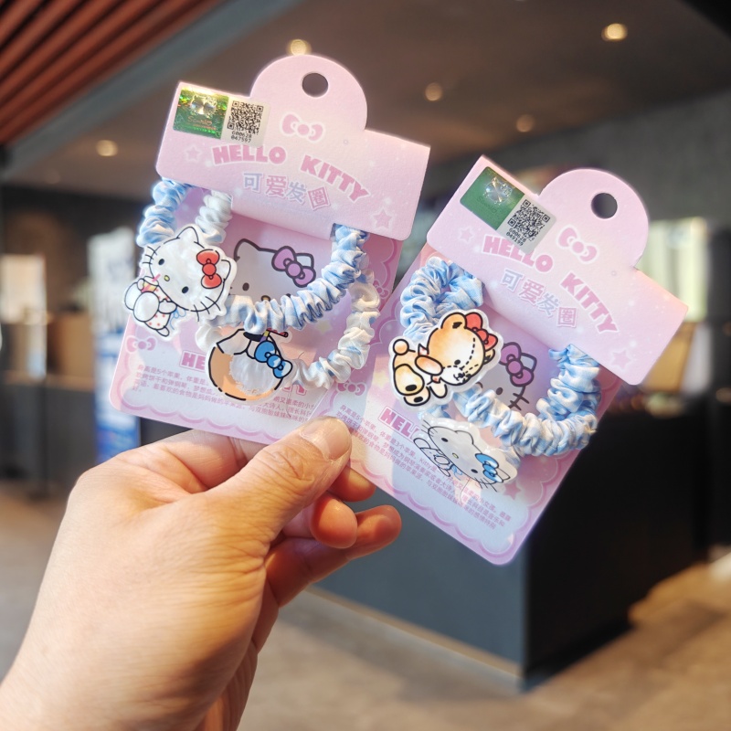 伊藤家正版授权三丽鸥卡通大耳狗美乐蒂库洛米公仔头发绳头扎皮筋