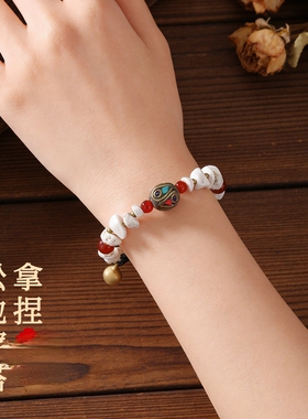 新中式民族风手工编织碎石手链