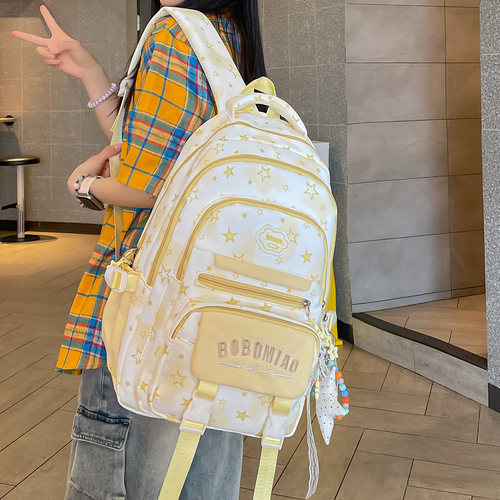 书包女生高颜值初中生双肩背包