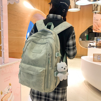 书包初中女生韩版小清新少女双肩包小学生4-6年级高中大学生背包