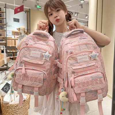 书包初中女生小清新背包少女双肩