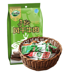 广发草原风干牛肉干250g内蒙古