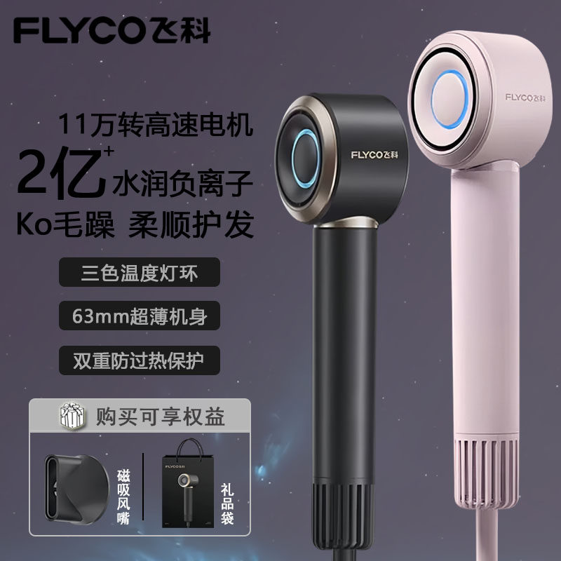 飞科高速吹风机负离子家用大风力护发吹风筒送女朋友礼盒FH6731