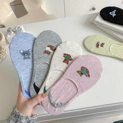 隐形袜吸汗透气可爱卡通女士夏季