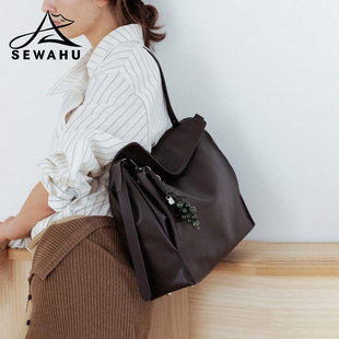 2025新款小众高级感单肩包通勤百搭托特包女包包大容量电脑手提包