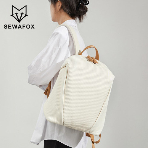 原创SEWAFOX双肩包简约女