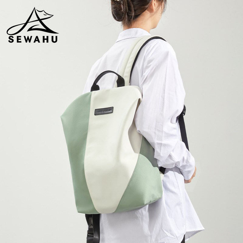 小众双肩包女轻便旅行旅游防水背包2026新款时尚通勤学生电脑书包