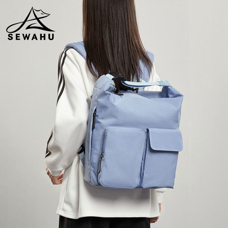 女士双肩包2026新款大容量小众通勤休闲旅游轻便电脑背包学生书包