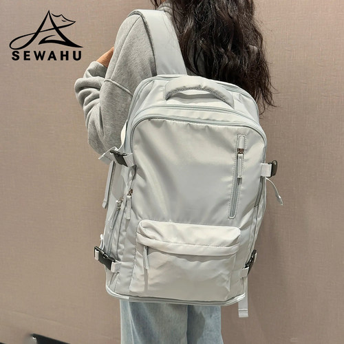 SEWAHU户外运动双肩包男女2026新款大容量百搭背包通勤轻量化书包