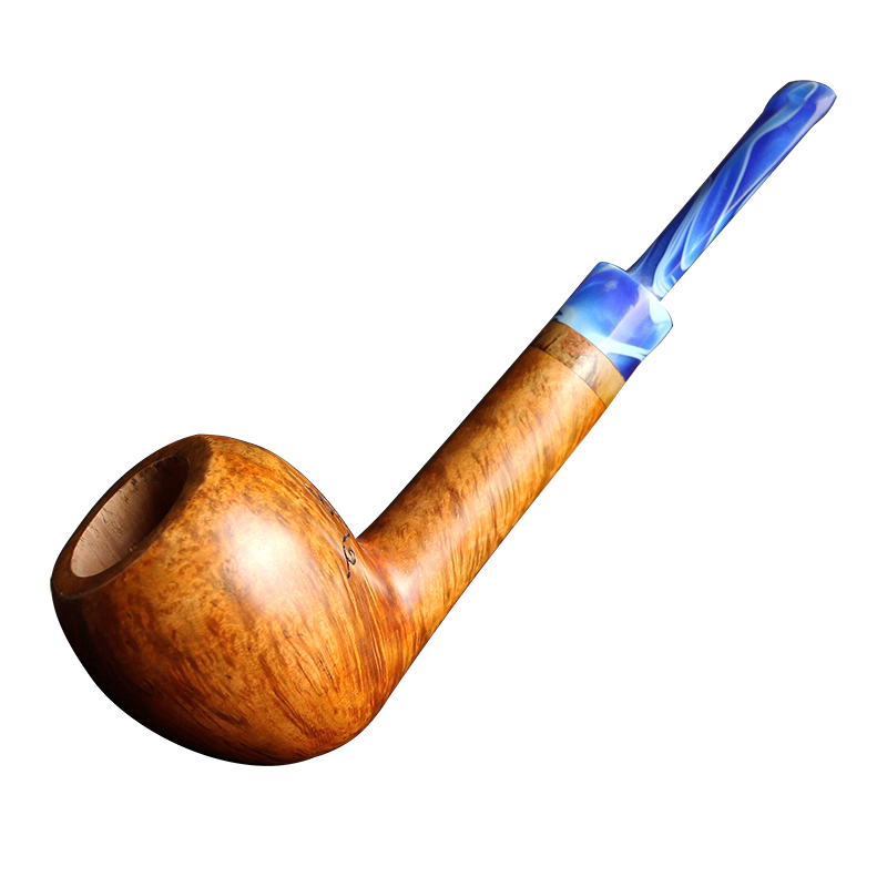 百年海柳订制石楠木烟斗蛋形斗火焰纹理可订做图案商务礼物DZ26