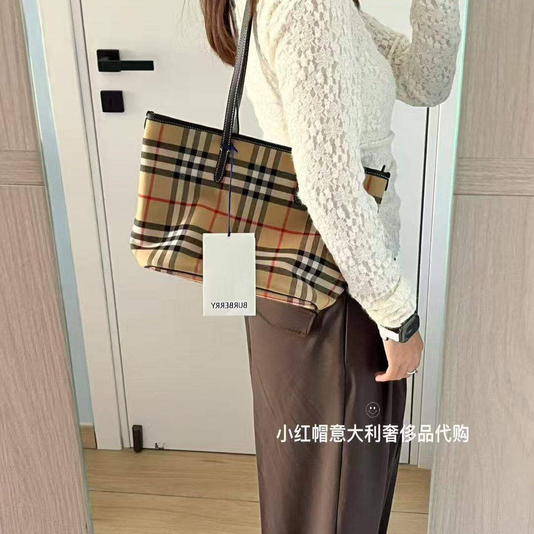 严选塔尖 Freya帆布拼皮芙蕾雅tote托特包通勤单肩斜挎手提包1221