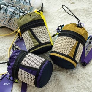 户外撞色耐磨防泼水水桶包单肩包潮 男女中性搭配 U家平替