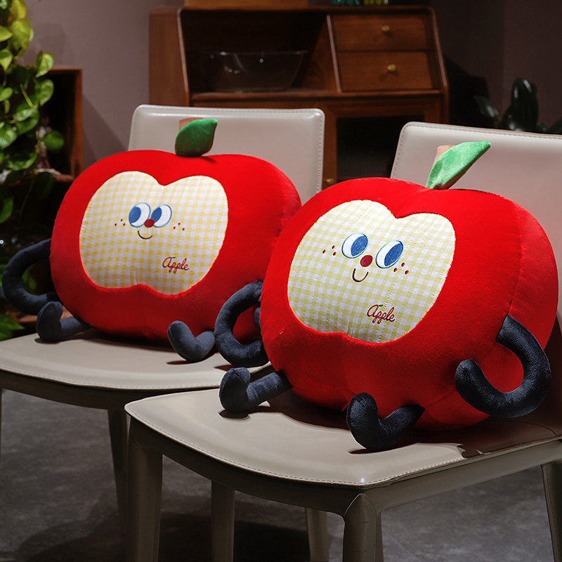 苹果靠背垫办公室腰靠护腰久坐神器沙发客厅抱枕腰部支撑座椅腰枕,居家布艺,腰靠垫,淘宝优惠券,粉丝福利购,淘宝优惠卷