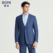 男西服套装 BONI 西裤 休闲西服商务正装 结婚礼服AH268041A 堡尼男士
