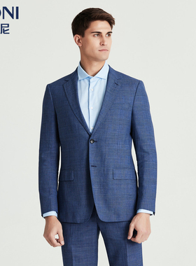 BONI/堡尼男士休闲西服商务正装西裤男西服套装结婚礼服AH268041A