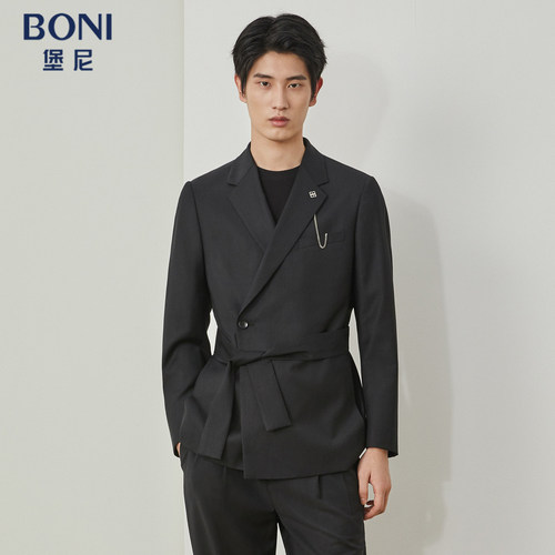 堡尼时尚四季通用休闲西服上装