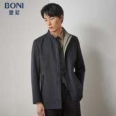 立领商务中长款 男士 风衣双面可穿HM667071B 堡尼秋冬新品 BONI