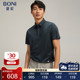 T恤休闲净色纯棉Polo衫 堡尼春夏新品 商务翻领全棉短袖 男LR369D11B