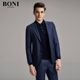 套装 西服西装 男羊毛外套婚礼礼服AK669131A 堡尼商务休闲男士 BONI
