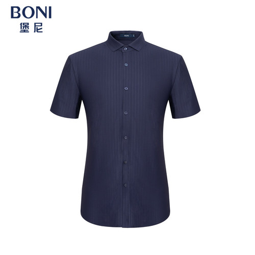 BONI/堡尼新品商务短袖衬衫