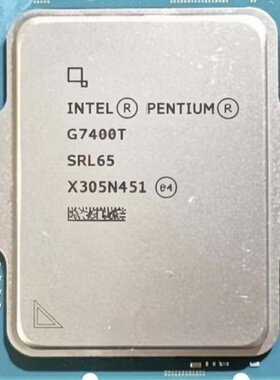 英特尔12代Intel奔腾G7400T双核CPU 1700针--议价商品