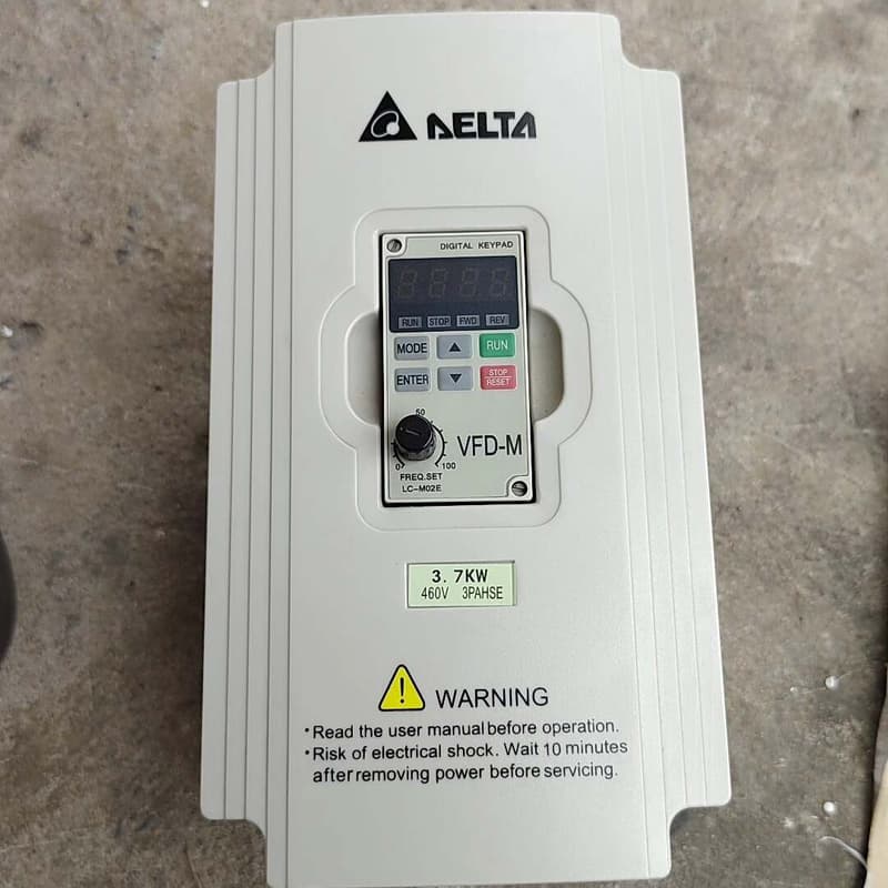 台达变频器，型号:VFD037M43A，二手拆机，功能包好，--议价商品