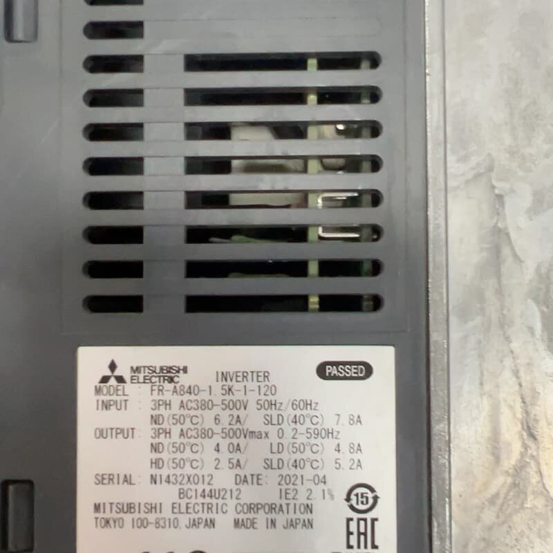 三菱变频器1.5KW,FR-A840-1.5K-1-120,--议价商品