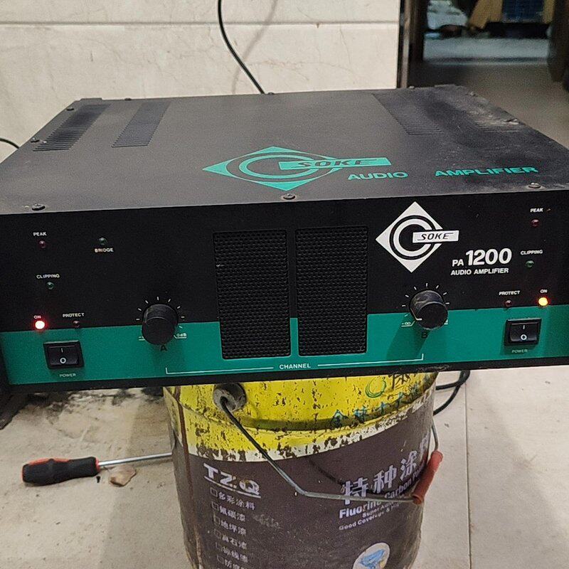 美国产SOKE大功率hifi专业功放PA1200，成色漂亮，--议价商品