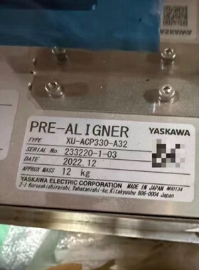 议价--Yaskawa安川预对准仪 XU-ACP330-A32