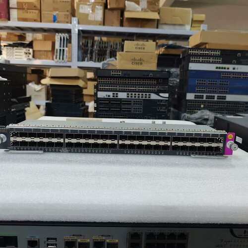 思科WS-X4748-SFP-E 48全光口千兆板卡，成色不--议价商品