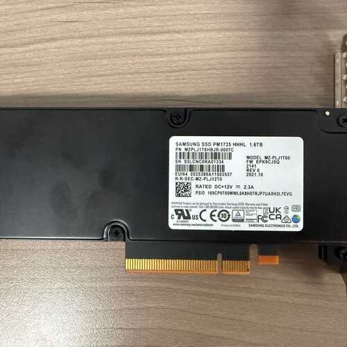 全新三星PM1735 1.6TB企业级PCIe 4.0 NV--议价商品