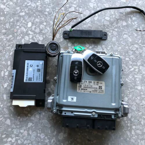 奔驰新款E级 213着车一套 奔驰平台发动机电脑 奔驰274--议价商品