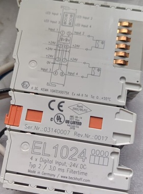 倍福BECKKOFF EL1024两块，实物拍摄，功能包好，--议价商品