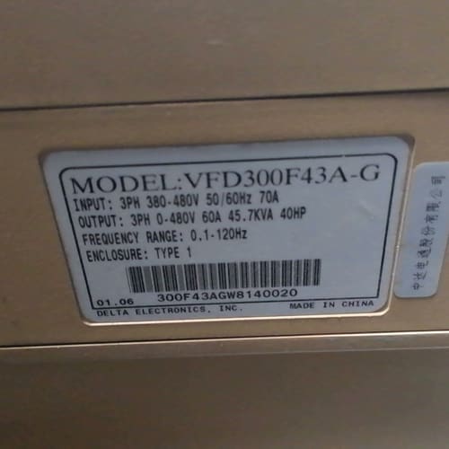台达变频器VFD300F43A-G主板,380-480V输入--议价商品