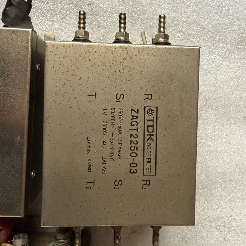 TDK三相电源滤波器 ZAGT2250-03，日本原装拆机件--议价商品