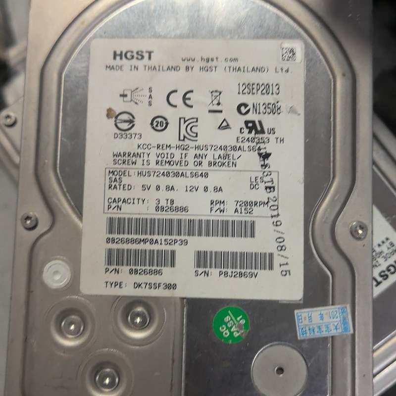 日立/3TB/企业级/HUS724030ALA640--议价商品
