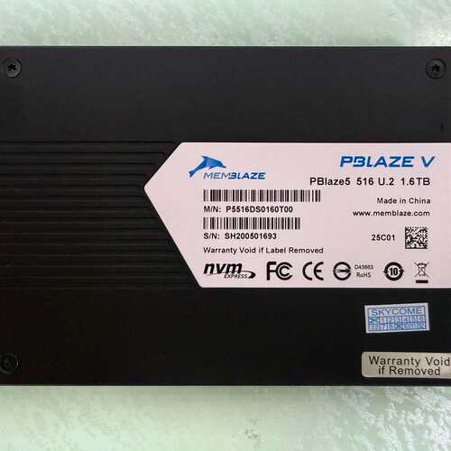 全新小海豚Memblaze PBlaze5 516 U.2--议价商品